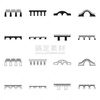 分离着色,图标,砖,现代,建筑业,海岸线,行人,设计,联系,装裱
