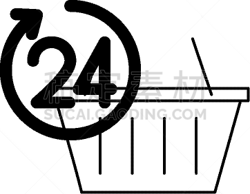 分离着色,电子邮件,24-Jul,购物篮,商务,篮子,com域名,24,钟面,图像