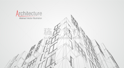 接线框,建筑,概念,城市生活,极简构图,商务,专心,工程师,信函,蓝图