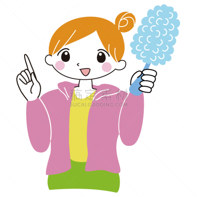 绘画插图,图像,手套,大桶,清洗剂,简单,女人,清洁手套,青年女人,20到29岁