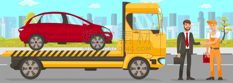 拖运卡车,商务,汽车,交通,意外事件,路边,拖拽,紧急救援,服务,驾车