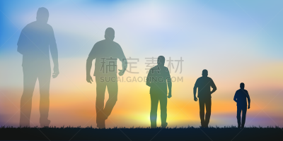 过去,概念,时间,地平线,图像,男人,山口,脚踏车,法国,走失的人