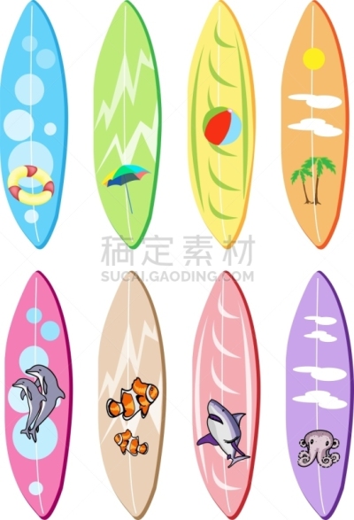 鸡尾酒,图像,海洋,海岸线,矢量,水,冲浪,休闲,度假,追击