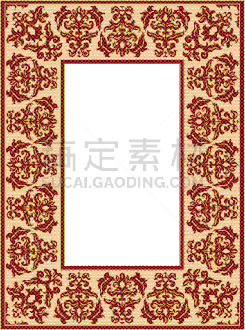 洋葱花,边框,华丽的,传统,模板,装饰物,装饰品,花