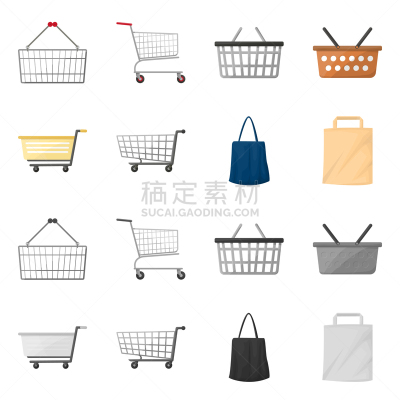 购物车,图标集,手推车,商务,篮子,塑胶,食品,食品杂货,设备用品,设计