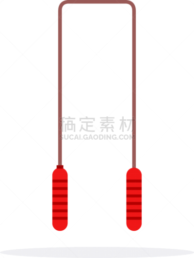 skipping rope for sporting activities flat