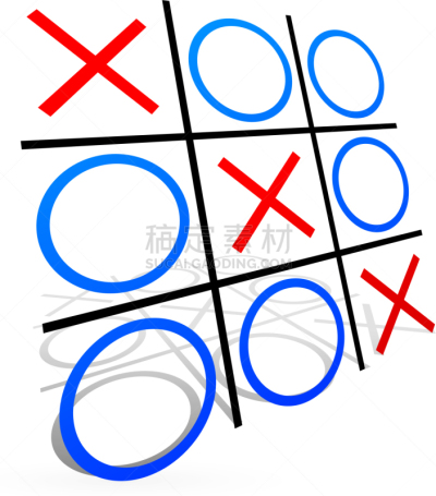 井字游戏,竞技运动,红色,运气,概念,策略,损失,休闲