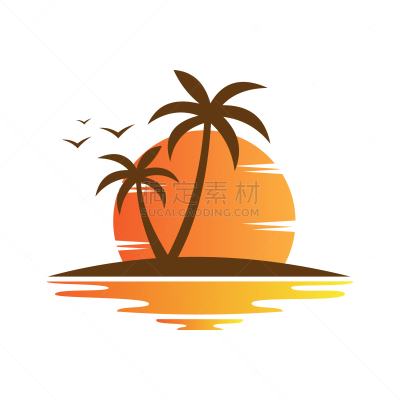 品牌名称,夏天,绘画插图,矢量,模板,热带气候,波浪,背景,晴朗,印度尼西亚