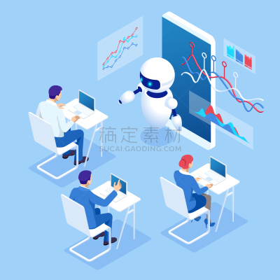 商务,科学,电子人,数据,概念,教师,知识,自动的,教育,学习