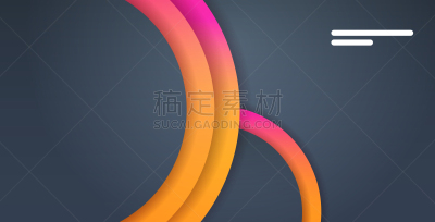 模板,现代,绘画插图,空白的,液体,多色的,山,水平画幅