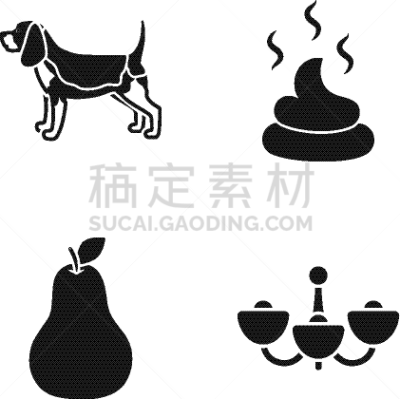 纯种犬,蜘蛛网,黑色,计算机图标,水晶吊灯,图像,梨,狗,叶子,烹调
