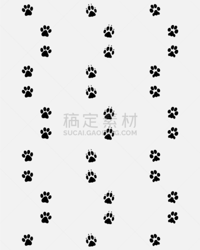 狗,爪子,式样,分离着色,轮廓,白色,自然,脚印,脉搏图,重复