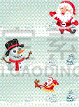雪人,圣诞老公,布告,可爱的,红色,冬天,图像,雪花,雪