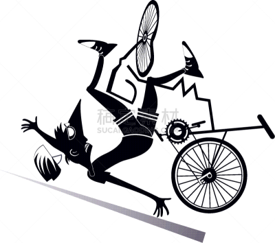 自行车,绘画插图,骑自行车,分离着色,车轮,运动,迅速,简单,公路