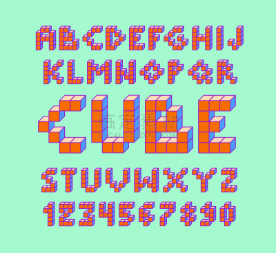 彩色图片,看,字体,英文字母S,像素化,计算机游戏,数字80,明亮,三维图形,复古