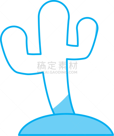 图像,仙人掌,鸡尾酒,自然,墨西哥,亚利桑那,干的,矢量,沙漠,植物
