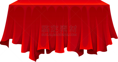 桌子,丝绸,红色,纺织品,长方形,白色,在下面,魔术,桌布,材料