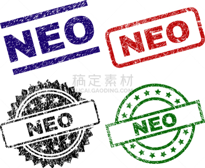 海豹,Neopolitan獒,划痕,纹理效果,橡皮章,红色,长方形,单词,非凡的,文字
