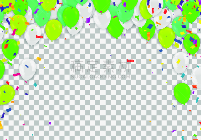 气球,绿色,生日卡,照明设备,星形,周年纪念,百分比号,背景分离,风,塑胶