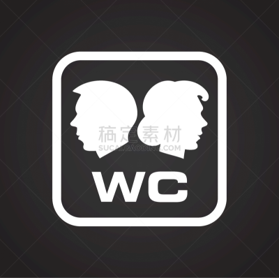 插画,计算机图标,黑色背景,卫生间,女人,购物中心,行人,蜘蛛网,方向,进入
