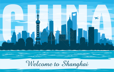 城市天际线,上海,亚洲,旅途,白昼,商务,名声,滨水,剪影