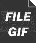 GIF动图,平坦的,图标,分离着色,数据,计算机,文字,概念,文档