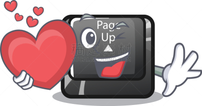 上翻页键,使用电脑,动物心脏,纽扣,卡通,可爱的,商务,事件,过去,倒计时
