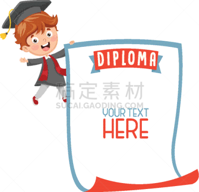 文凭,学生,小学,床单,学龄前儿童,拿着,儿童,教,毕业