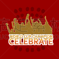 模板,世界杯,结论,运动,杯,庆祝,设计,获胜,欢呼