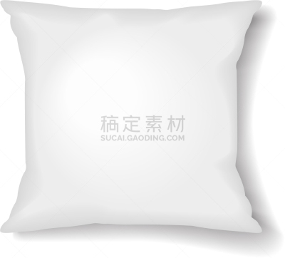 分离着色,白色,模板,枕头,正方形,华丽的,纺织品,图像,睡觉,装饰