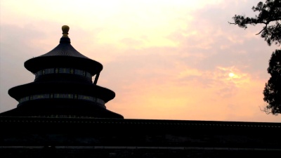北京天坛时光流逝