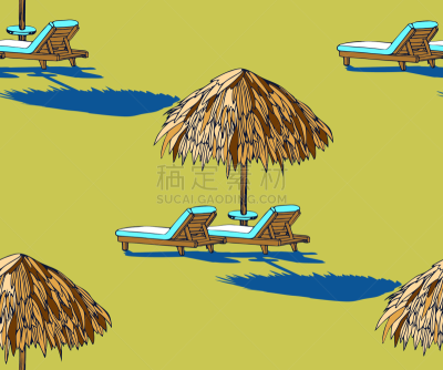 概念,矢量,式样,四方连续纹样,波普风,夏天,绘画插图,海滩,你好,度假