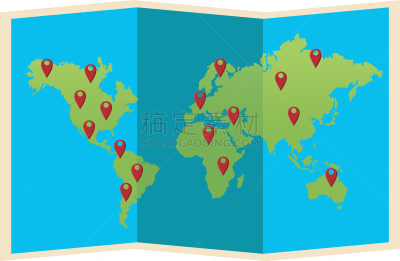 地球形,图标,扁平化设计,分离着色,白色,商务,壁纸,海洋,大洲,设计
