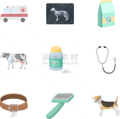 门诊部,动物,兽医,药,制造机器,食品,药丸,生病