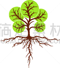 起源,品牌名称,自然,矢量,摆拍,图像,植物群,树