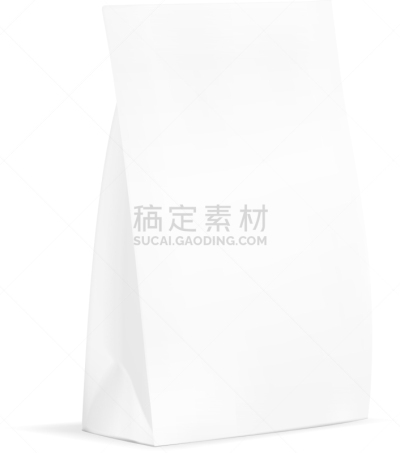 白色,塑胶,小包,纸,空白的,分离着色,面包,食品,信封,包装