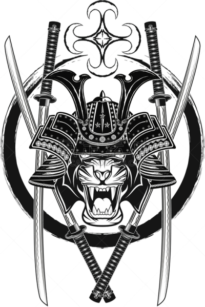 新的,日本武士,盔甲服,传统,剑,魔鬼,日本,复古,虚构