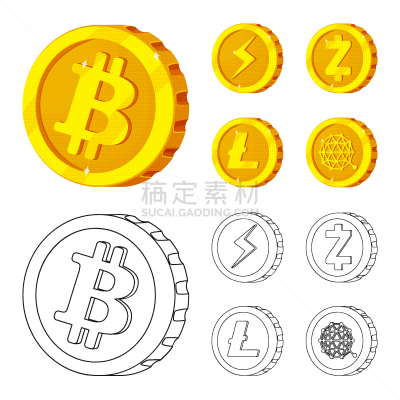 图标,分离着色,银行业,商务,波纹,部分,设计,收集
