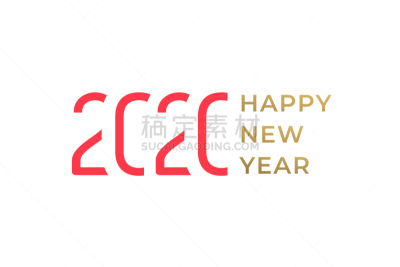 2020,贺卡,新年前夕,日历,新年,矢量,创造力,字体,设计,问候