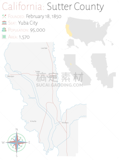 加利福尼亚,城市生活,灰色,公路,多车道公路,尤巴,湖,河流,绘画插图,城市