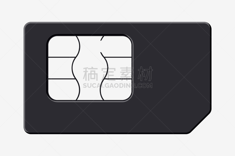 分离着色,SIM卡,电脑芯片,电话机,图标,金属,黄金,第三代移动通信,写实
