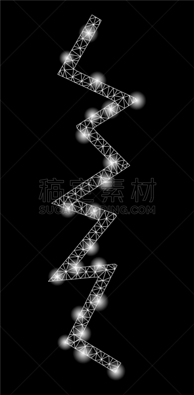 之字形,铁丝网,明亮,斑点,线条,活力,几何形状,建筑业,点燃