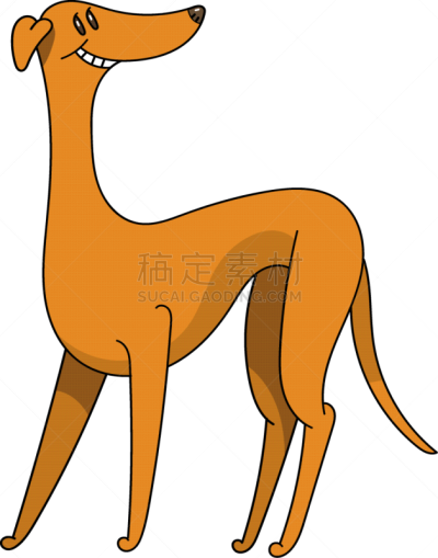 图像,灰猎犬,狗,极简构图,分离着色,猎犬,品牌名称,矢量,小灵狗