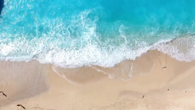 天堂海滩空中旅行