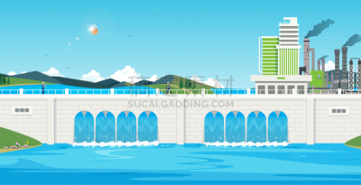 水坝,地形,绿色,技术,工业,建筑业,环境,建筑,自然,图像