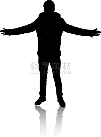 男人,分离着色,商务,人,衬衫,摆拍,牛仔裤,肖像,信心,剪影