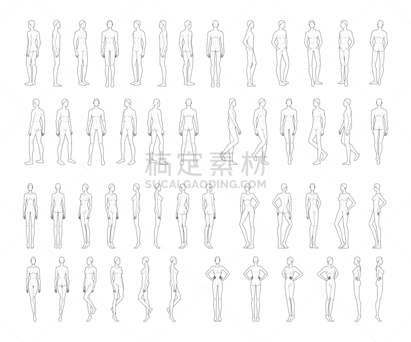 男人,时尚,模板,50岁到55岁,女人
