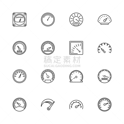 速度计,平坦的,计算机图标,图表,压力,测量工具,汽车,迅速,技术,联系