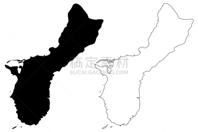 关岛,非都市风光,轮廓,白色,黑色,潦草,国内著名景点,旅途,地貌