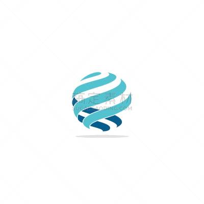 round sphere circle technology logo